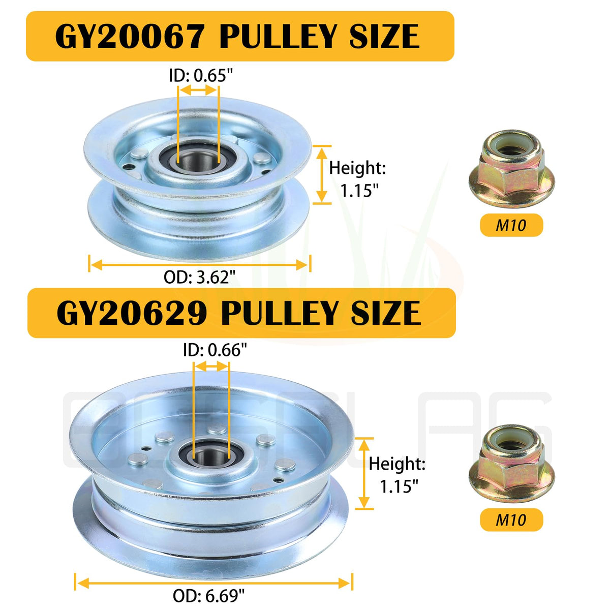 BOSFLAG pre-lubricated seal pulley promotes smooth belt-drive operation