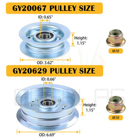 BOSFLAG pre-lubricated seal pulley promotes smooth belt-drive operation