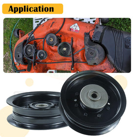 Bosflag RZ5424 tractor idler pulley layout demonstrates correct positioning