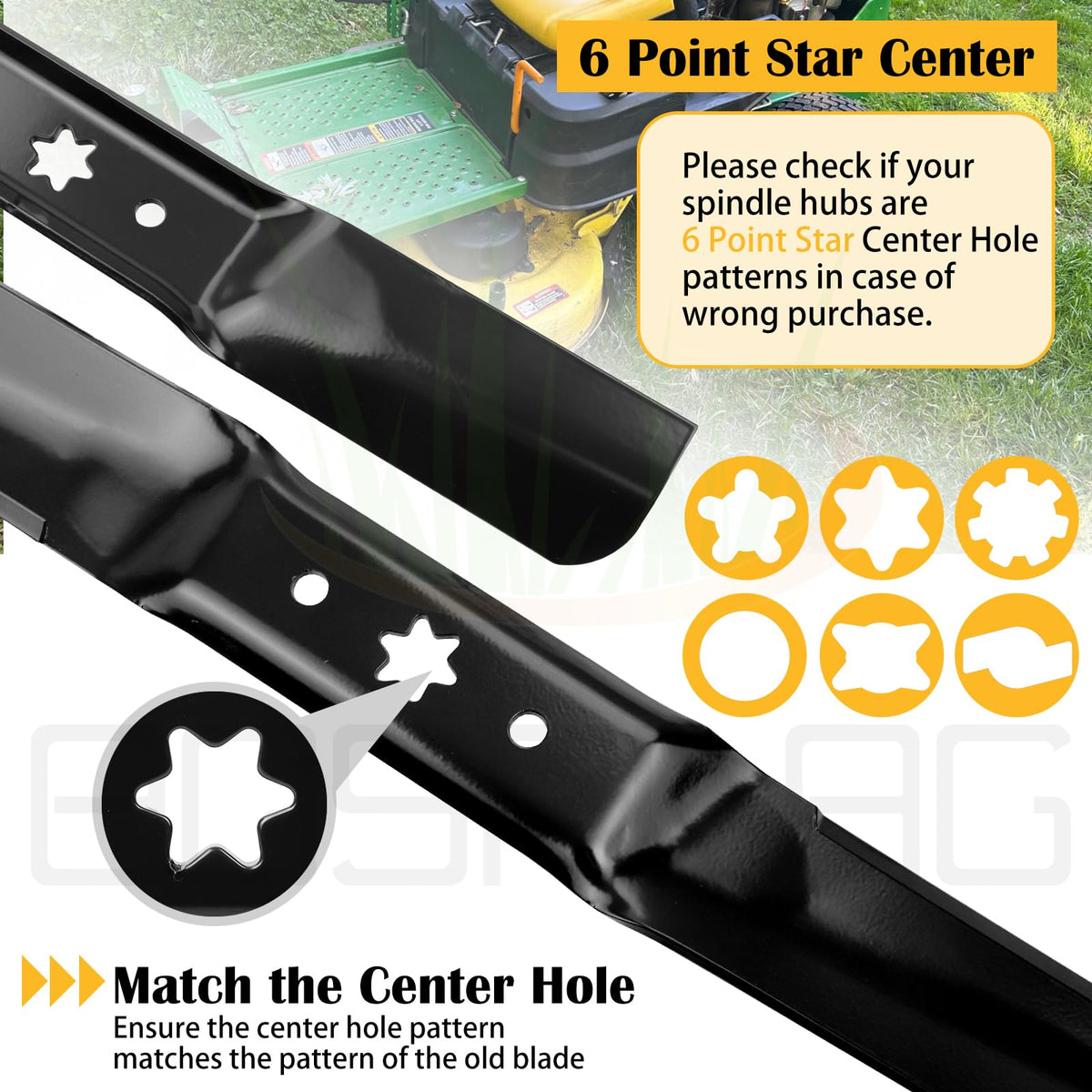 BOSFLAG two-in-one blades support bagging and side discharge