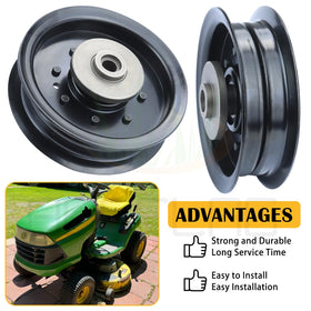Bosflag YTH2454 idler pulley fit diagram for precise mower compatibility