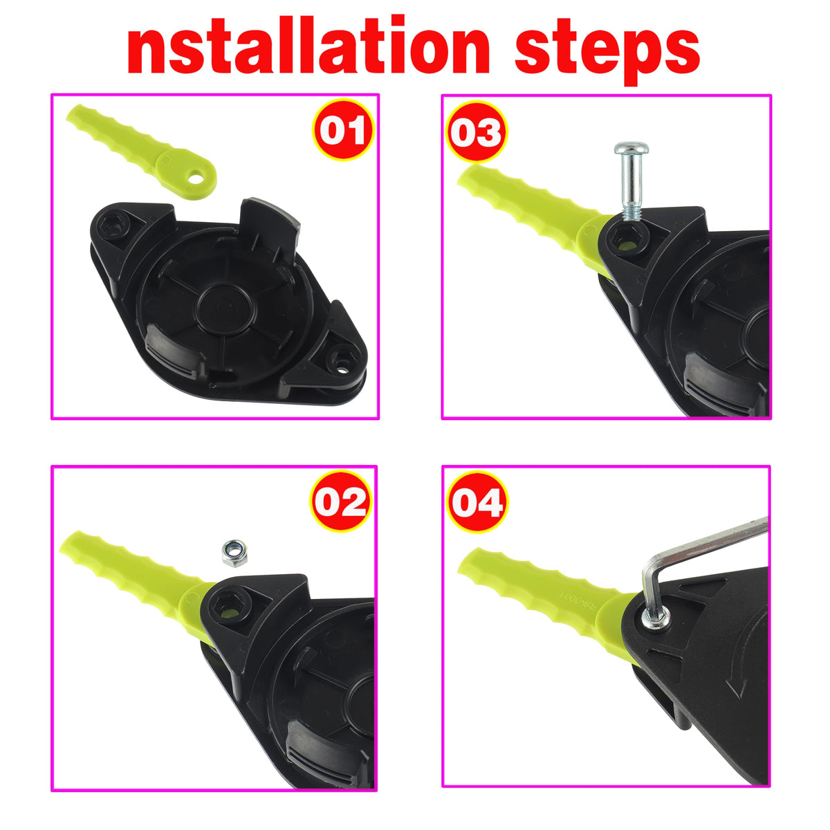 Easy installation of BOSHCHEN ACFHRL2 with side push button lock