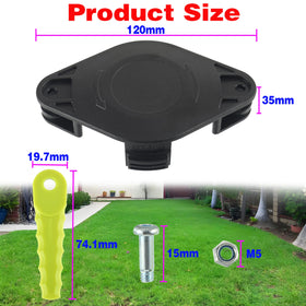 BOSHCHEN ACFHRL2 polycarbonate blades in action on grass