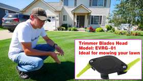 Use case: trimming soft grass around garden beds with BOSHCHEN head