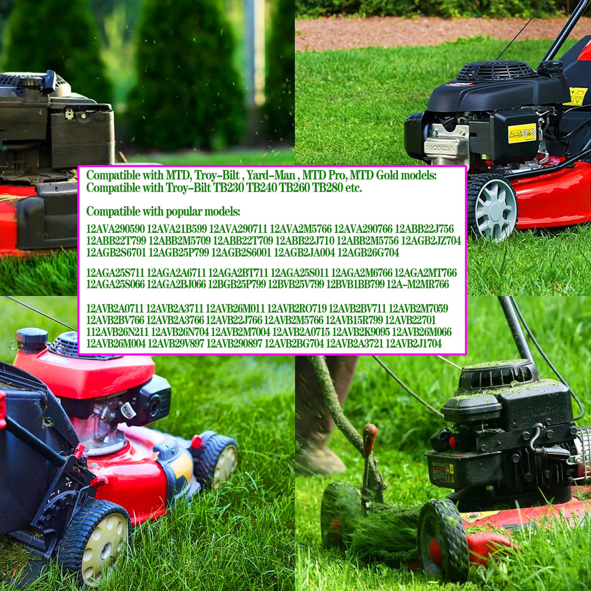 BOSHCHEN bronze alloy construction supports durability during mowing.