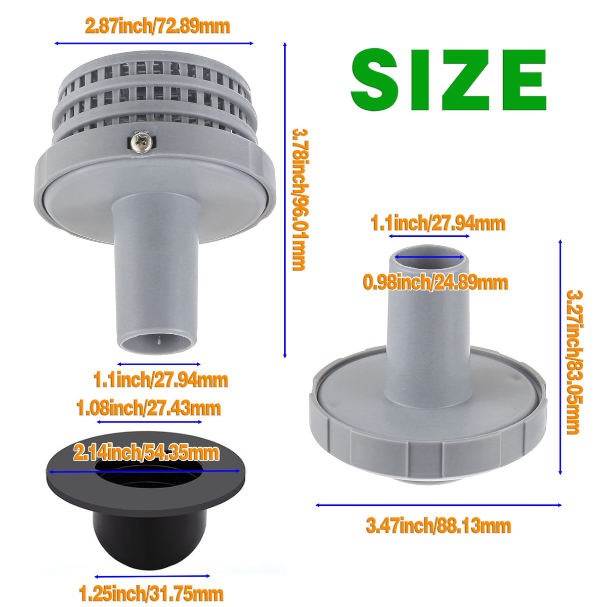 BOSHCHEN inlet nozzle improves jet flow for better filtration in above-ground pools