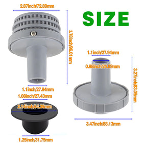BOSHCHEN inlet nozzle improves jet flow for better filtration in above-ground pools