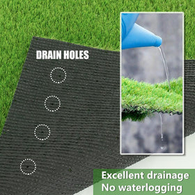 Boshuele turf features drainage holes for quick drying after rain
