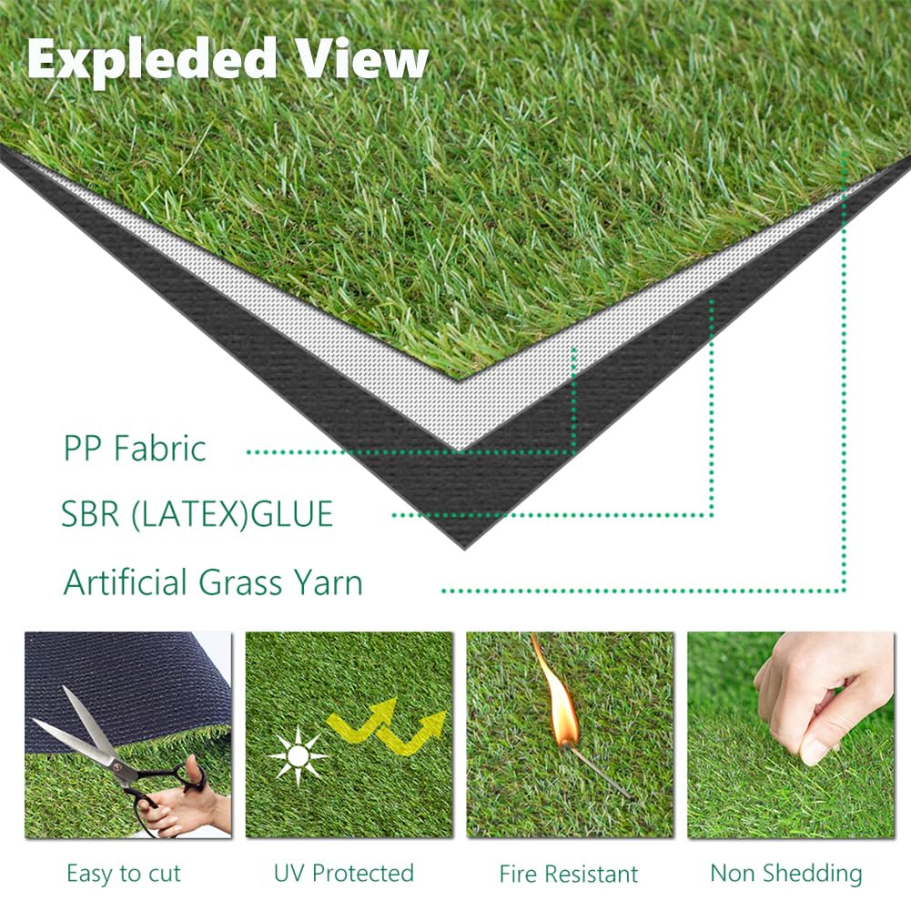Boshuele UV-resistant turf stays vibrant in sun and seasons