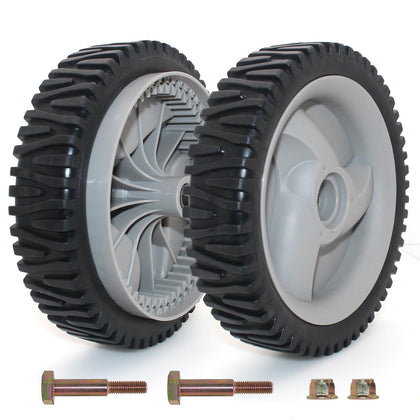 Bosruda 194231X460 front-drive-wheel assembly improves mower stability