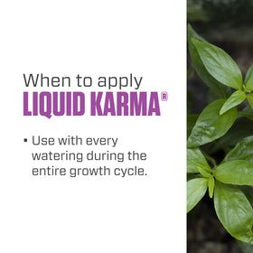 Botanicare Liquid Karma green plants in growth stage benefit from enhanced nutrient support