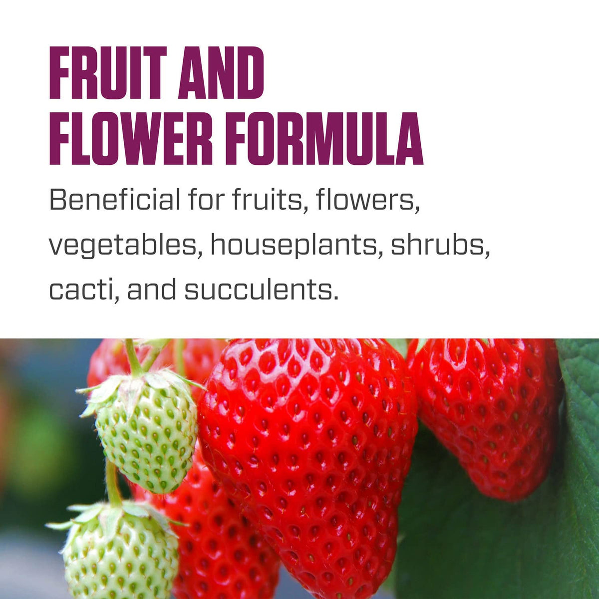 Product label closeup highlighting the 1-4-5 nutrient balance