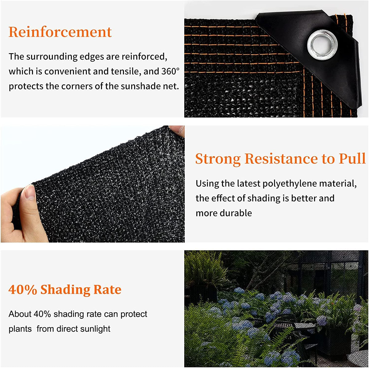 BOTHLIKE shade cloth used as plant cover for flowers and vegetables