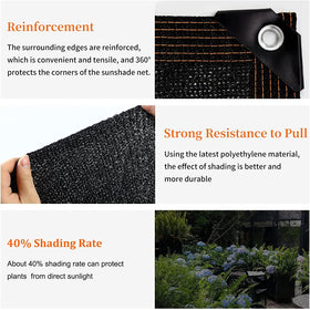 BOTHLIKE shade cloth used as plant cover for flowers and vegetables