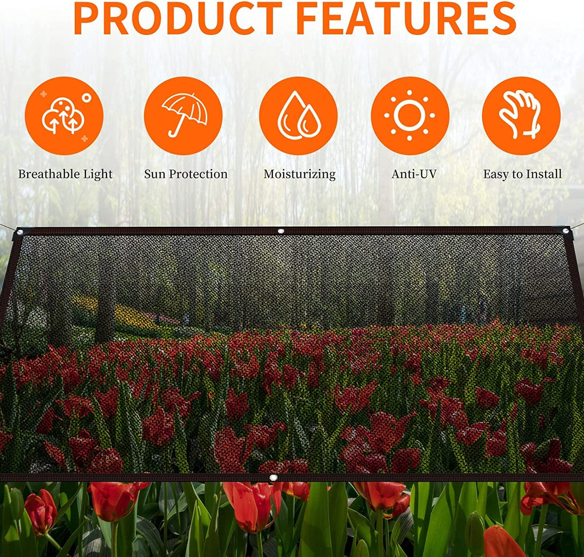 BOTHLIKE UV-resistant shade fabric for long-lasting color and protection