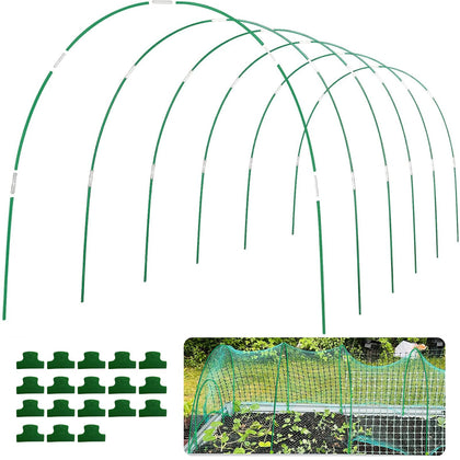 BOTINDO garden hoops assembly for raised beds with protective cover