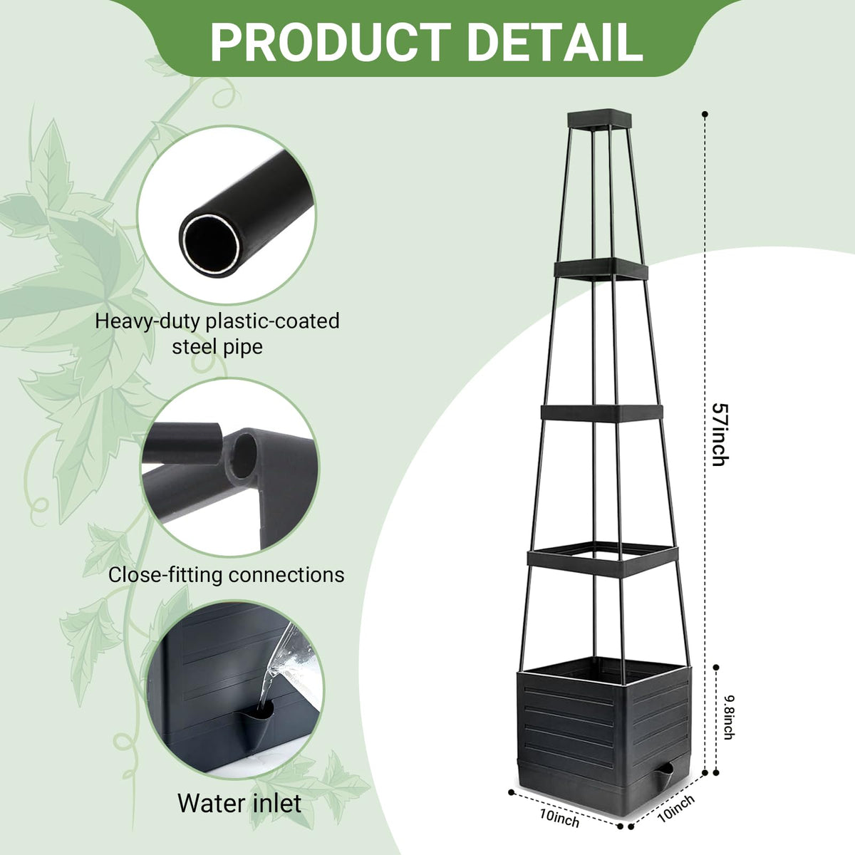 BOTINDO self watering reservoir supports steady hydration with less daily watering