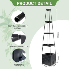 BOTINDO self watering reservoir supports steady hydration with less daily watering