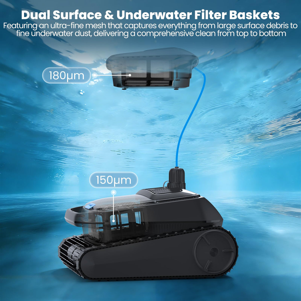 BOTLIFE PC200 app control enables cleaning on demand.