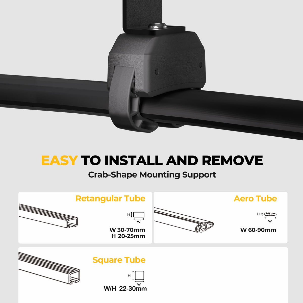 BougeRV easy install no drilling enables mounting without drilling in minutes.