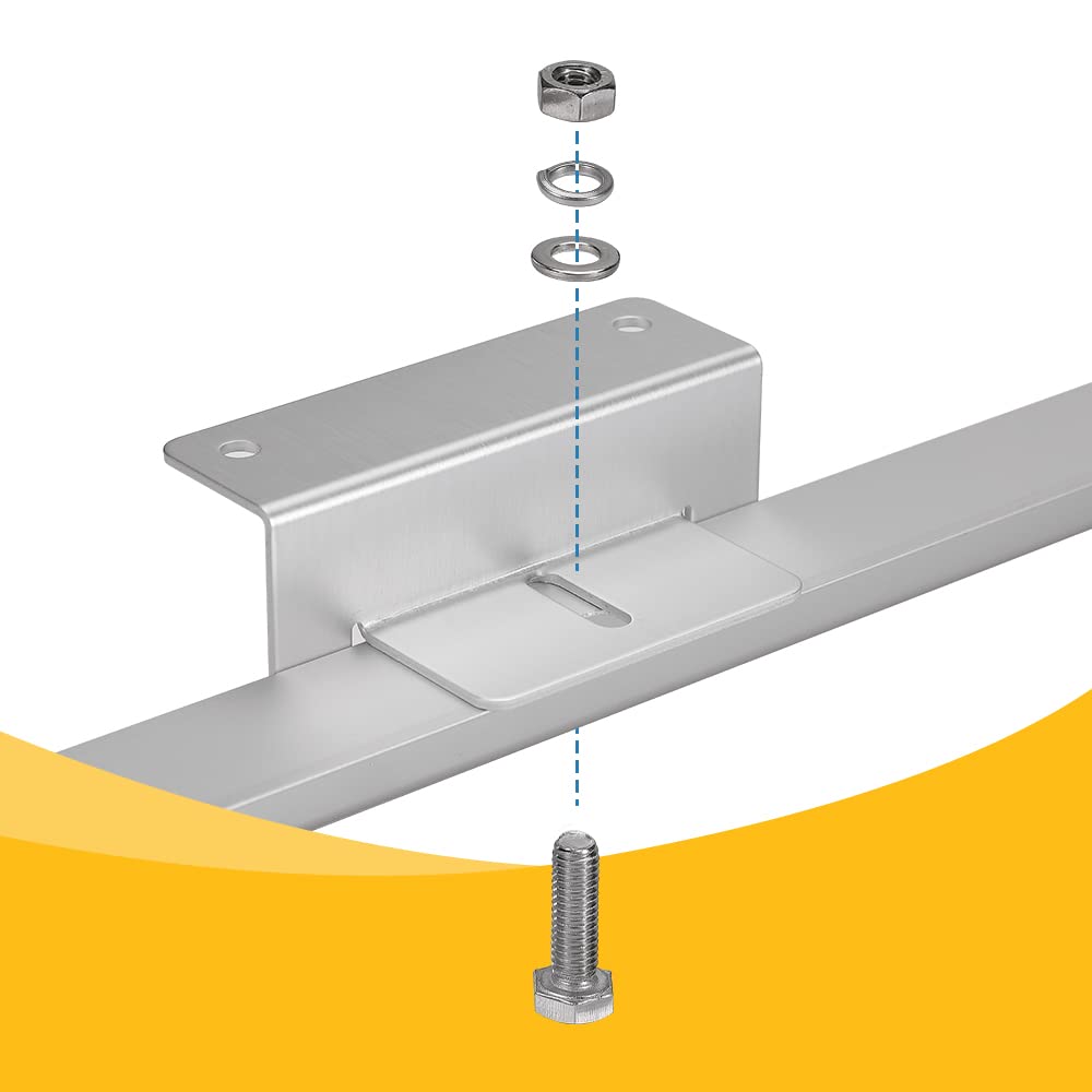 BougeRV brackets suitable for rooftops, RVs and marine solar mounting