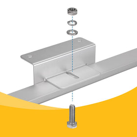 BougeRV brackets suitable for rooftops, RVs and marine solar mounting