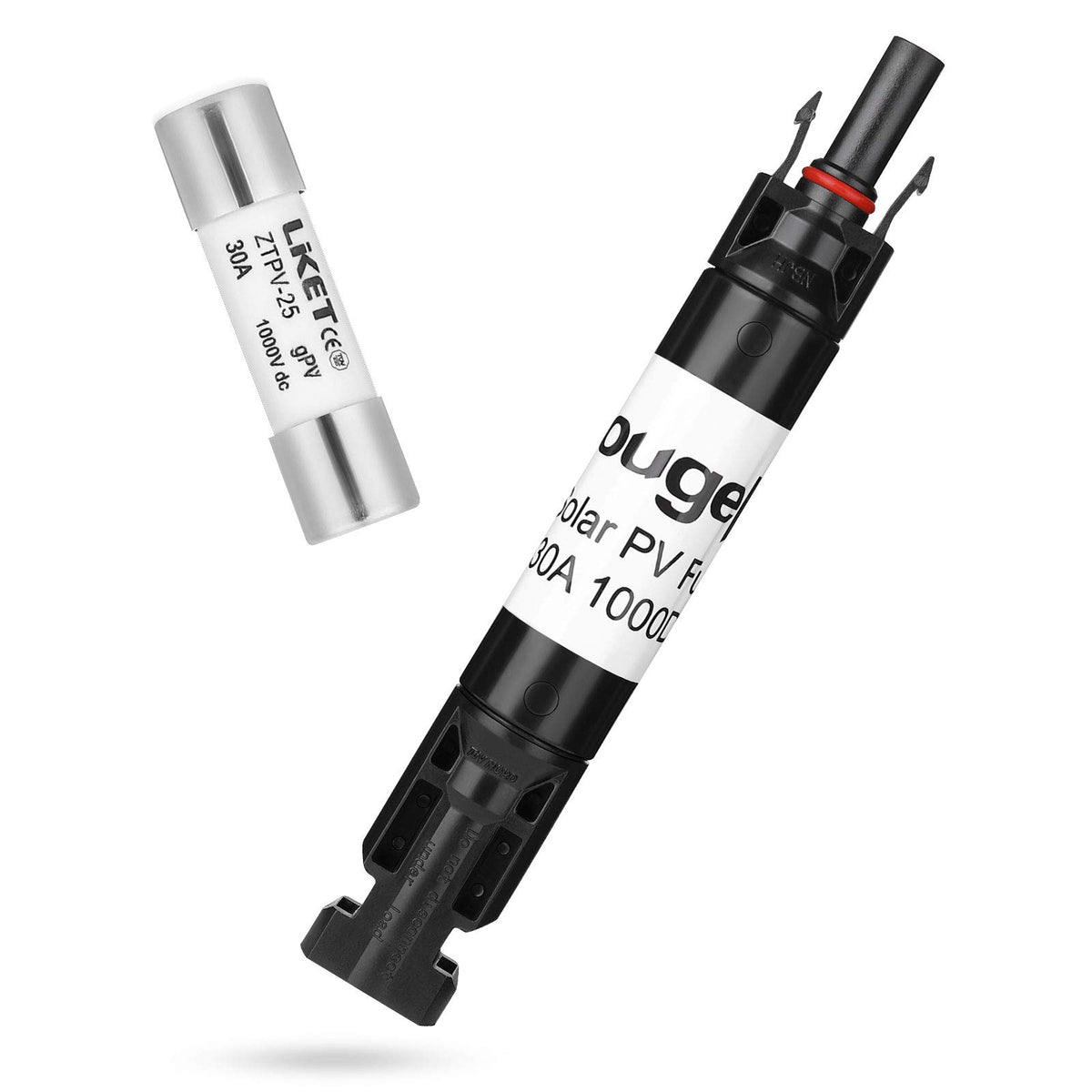 BougeRV inline fuse holders outdoors with locking connector for stable plug-and-play.
