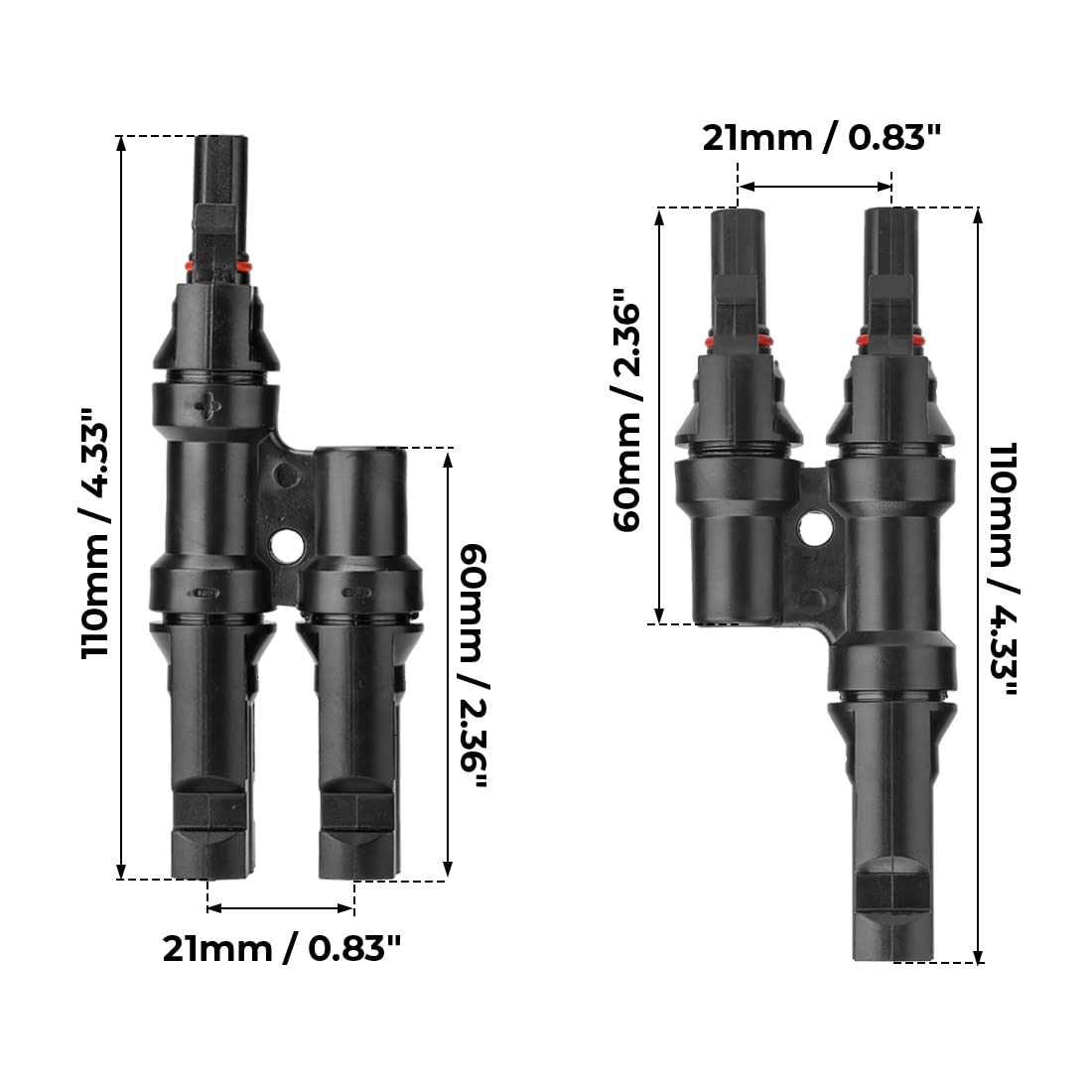 TÜV-certified safety for BougeRV Y-connector in varied temperatures.