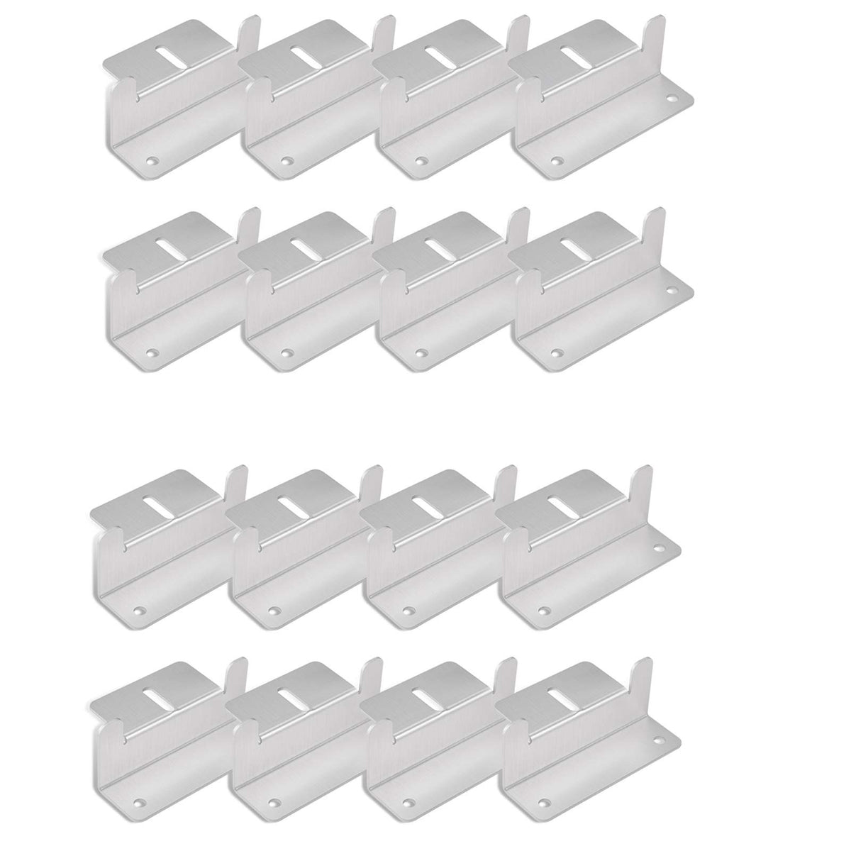 BougeRV solar mounting bracket kit, 16 units, ideal for RV and boat solar setups