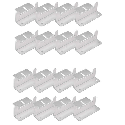 BougeRV solar mounting bracket kit, 16 units, ideal for RV and boat solar setups
