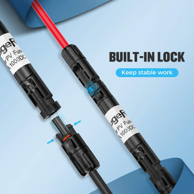 BougeRV TÜV CE certified badge confirms trusted surge protection.