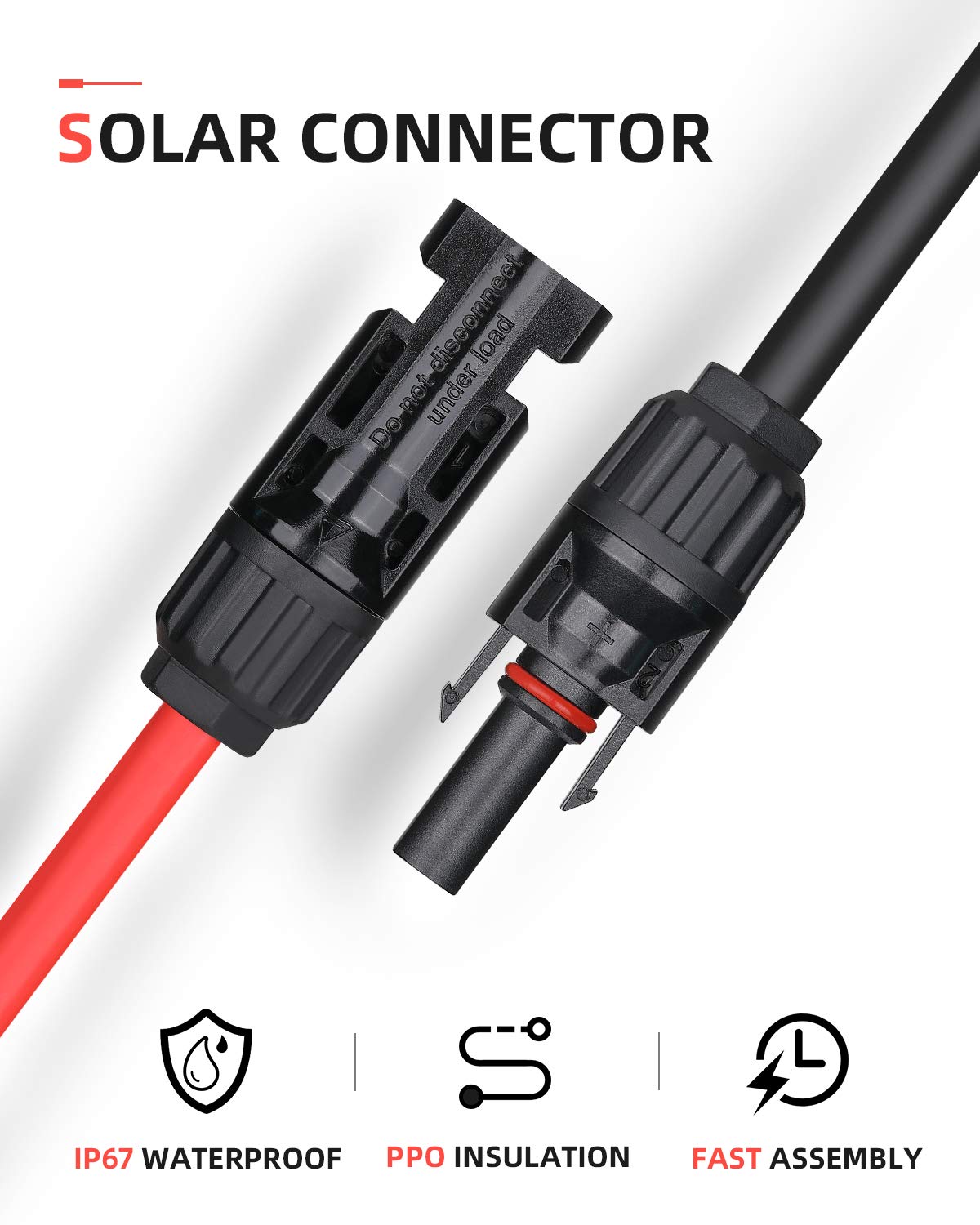 BougeRV weatherproof cable designed to handle temperature swings during outdoor use.