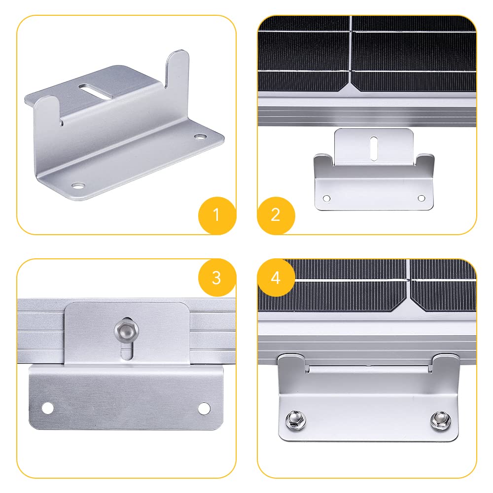 BougeRV mounting hole 0.95in enables diverse panel specs