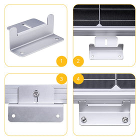 BougeRV mounting hole 0.95in enables diverse panel specs