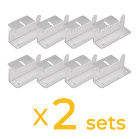 BougeRV z-bracket design shown for irregular surface installations