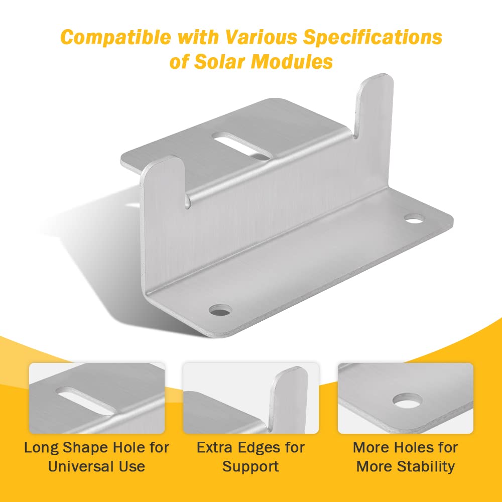BougeRV Z-bracket off-grid use for reliable solar panel support.