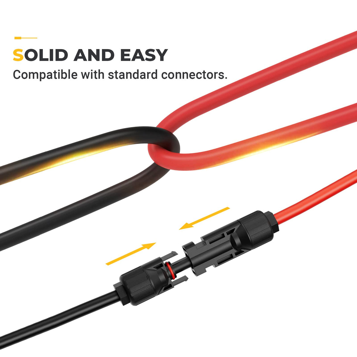 BougeRV IP67 weatherproof connector with lock for secure outdoor connections.