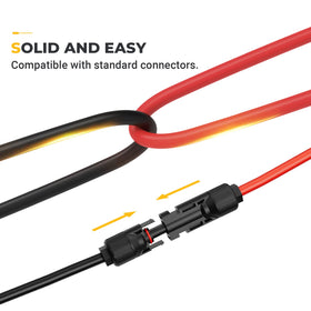 BougeRV IP67 weatherproof connector with lock for secure outdoor connections.