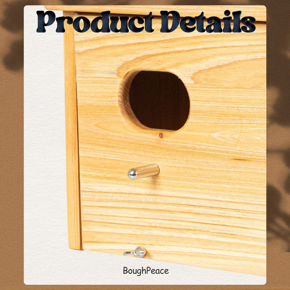 BoughPeace garden-viewing-scene captures birds nesting in your yard for observation.