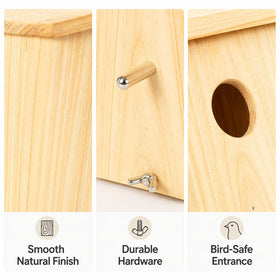 Hanging BoughPeace bird house on branch or fence
