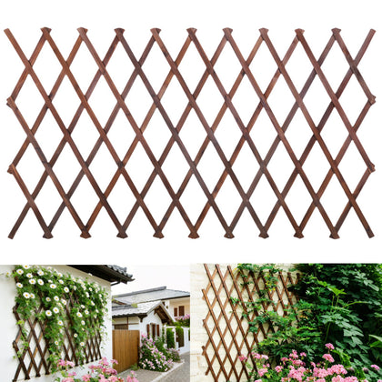 Bounmer expandable garden trellis closed panel provides sturdy plant support
