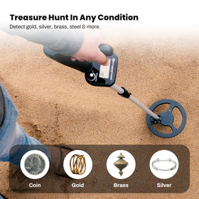 Bounty Hunter Gold Digger trash eliminator feature for cleaner digs.