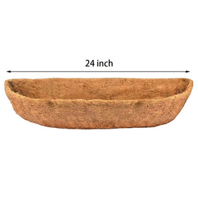 bouod natural coconut fiber liner highlighting breathable, biodegradable material for plant baskets