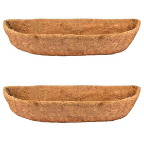 bouod garden coconut planter liner 24-inch for durable, breathable window boxes