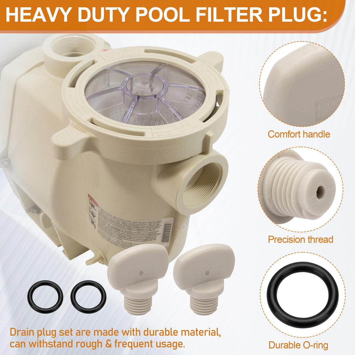 BOUYAO 071131 plug demonstrates compatibility with Whisperflo/Intelliflo models