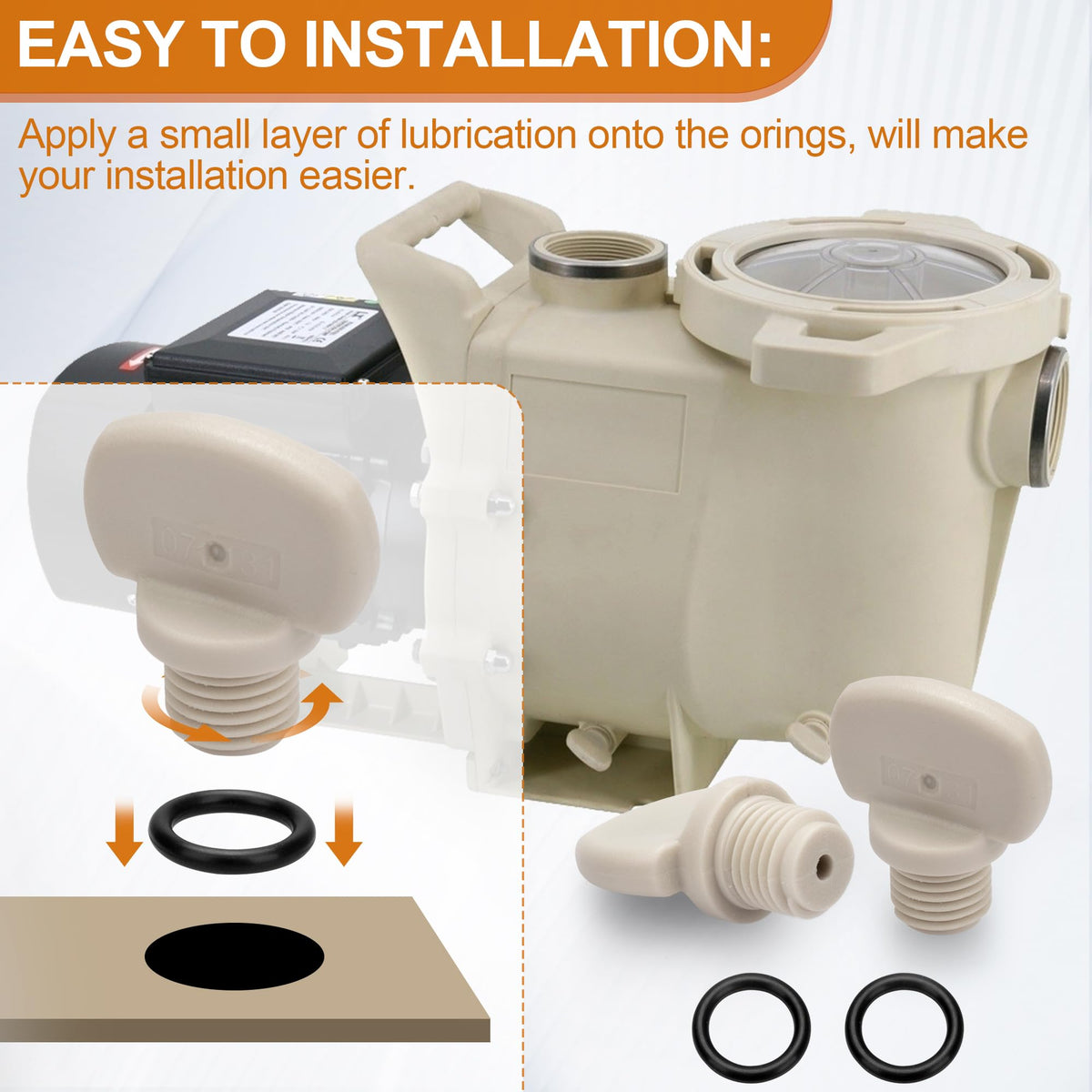 Detailed O-ring on BOUYAO 071131 plug for leak prevention