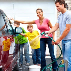 Versatile uses include watering gardens, orchards, and vehicle cleaning tasks