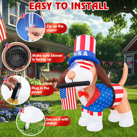 Boveco powerful blower inflates quickly for easy setup