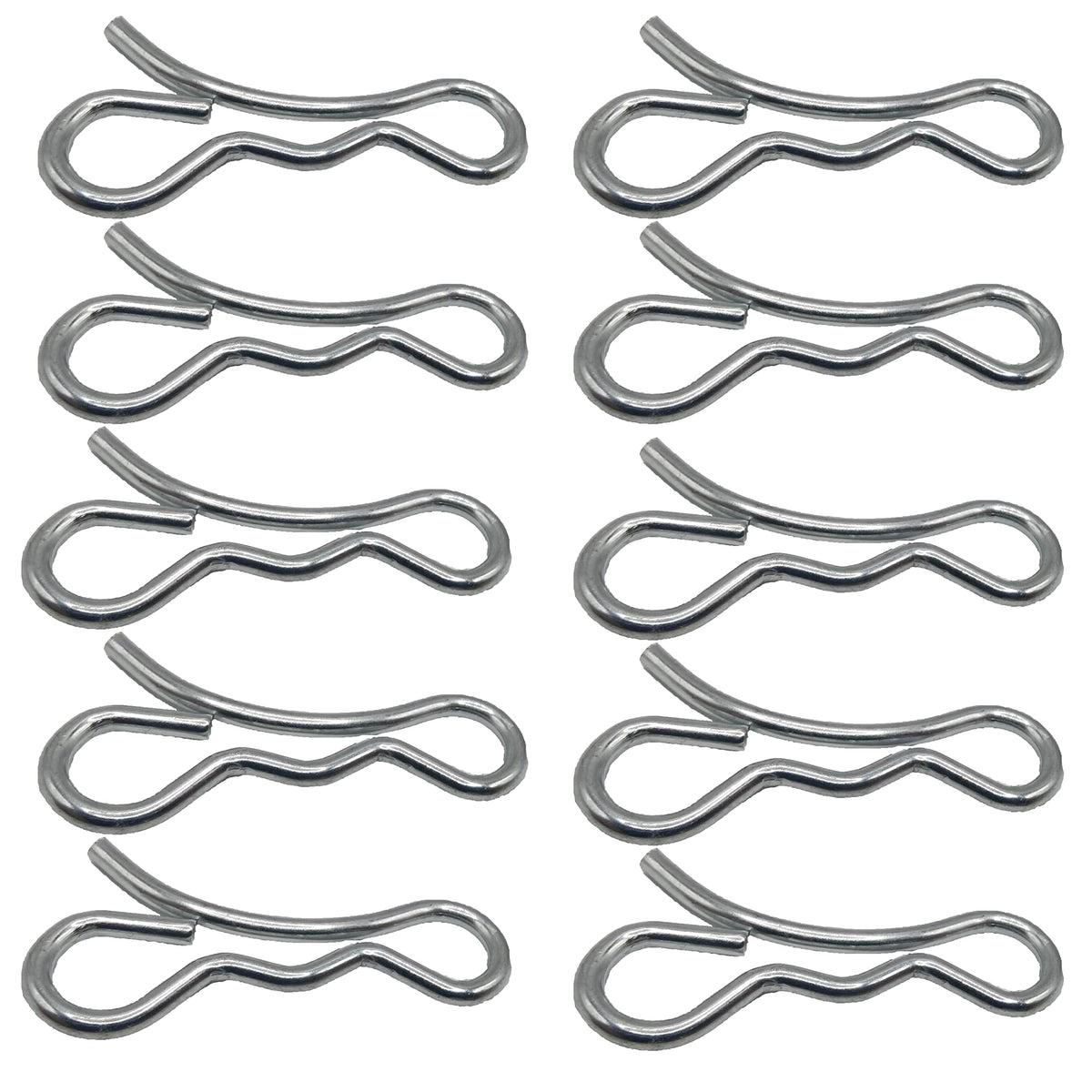 194208 Bow Tie Lock Cotter Pin close-up for Cub Cadet equipment; secures mower components.