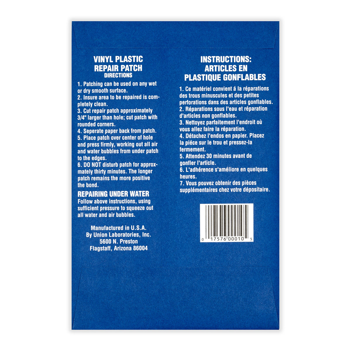 Boxer Adhesives peel and stick patch for swimming pool floats and inflatables.